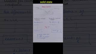 Braggs equationSolid stateChemistry for all tet pgt exams [upl. by Auqinu]