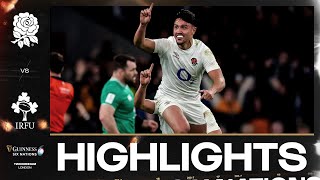 HIGHLIGHTS  🏴󠁧󠁢󠁥󠁮󠁧󠁿 ENGLAND V IRELAND ☘️  2024 GUINNESS MENS SIX NATIONS RUGBY [upl. by Macintosh579]