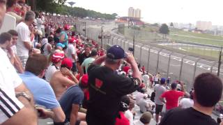 Schumacher entrando nos boxes freada absurda  Interlagos 2012 [upl. by Annohsat741]