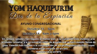 YOM HAKIPURIM Inicio de ayuno y oración [upl. by Bruell420]