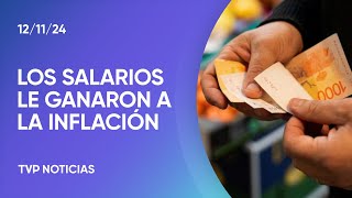 El índice de salarios subió 47 en septiembre [upl. by Hermosa]