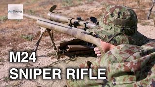 US Marines JGSDF Shooting Drills M24 Sniper Weapon System [upl. by Yreva]