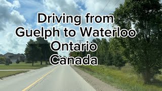 Guelph to Waterloo Ontario Canada 30 minutes drive [upl. by Scrogan]