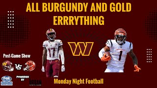 Washington Commanders vs Cincinnati Bengals Postgame Live Reaction [upl. by Noinatrad]