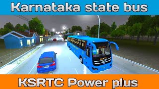 Olectra ev KSRTC Power plus mod  Bus Simulator Indonesia  Android Gameplay ksrtc Nwksrtc bus [upl. by Hesta]