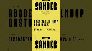 Sandeg Font Download [upl. by Fradin629]