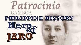 Patrocinio Gamboa y Villareal quotBayani ng Jaroquot Filipino History [upl. by Nuhsed]