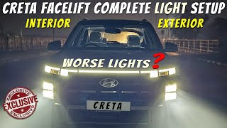 New Hyundai Creta Facelift Night Review  Headlight Test  Pass or Fail [upl. by Alexandro413]