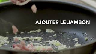 Coquillettes 3 MINUTI BARILLA au jambon petit pois et fromage [upl. by Colombi]