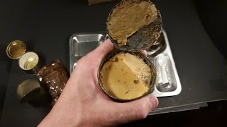 1969 Vietnam Meal Combat Individual C Ration Spaghetti Vintage MRE Review Oldest Food [upl. by Ahsemo922]