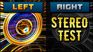 LEFT amp RIGHT Channel TEST ⭐ MONO amp STEREO Test [upl. by Hairom769]