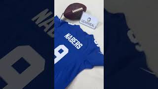 NFL jersey  blue jersey  New York Giants  rugby jerseyrugby jersey nfl nflplayer giants [upl. by Twyla67]