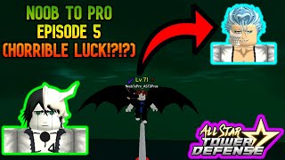 Noob To Pro Series 1 Episode 5 Think I used all my luck in All Star Tower Defense  Roblox [upl. by Nnyltiac]