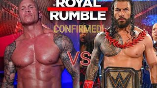 WWE Roman reigns vs Randy orton match confirmed  Royal rumble 2024 [upl. by Cote76]