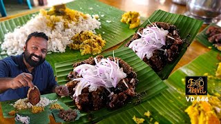 മീനും ബീഫും കൂട്ടി പെരുമ്പാവൂർ ഊണ്  Fish fry and beef fry meals at Perumbavoor Sree Narayana Hotel [upl. by Lunsford675]