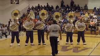 Sousaphone Battle SAU vs NCCU 4192014 [upl. by Desi351]