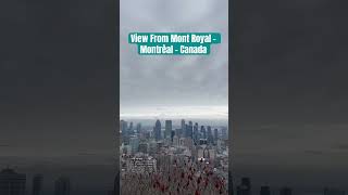 Mont Royal  Montrèal montreal canada views reels india travel niagarafalls shorts youtube [upl. by Enawd]