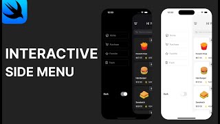 SwiftUI Tutorial  Interactive Side Menu amp More [upl. by Nats]