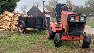 Jak jest zbudowana przyczepka do traktorka kosiarki [upl. by Ysor894]