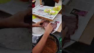 Delicious steam ♨️ cake on street food streetfood food shortsfeed streetfoodrecipes foryou [upl. by Oivlis968]