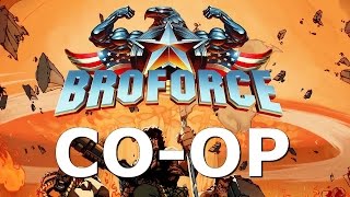 Local coop in Broforce single PC multiplayer [upl. by Romeo]