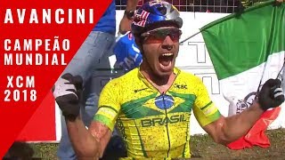 AVANCINI CAMPEÃO MUNDIAL COM CENAS INÉDITAS DA PROVA UCI MTB XC Marathon World Championship 2018 [upl. by Shakti]