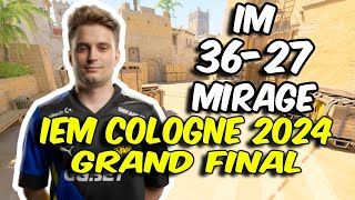 CS2 POV NAVi iM 3727 vs Vitality Mirage IEM Cologne 2024 Grand final [upl. by Asial606]