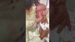 Two vaccines together baby hospital vacation vaccine shortvideo [upl. by Vidovik]