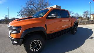 2022 RAM TRX IGNITION EDITION Orange Exterior Black and Orange interior [upl. by Asik]