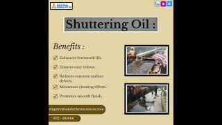 quotProShield Elevate Your Construction with Sakshi Chem Sciences Shuttering Oilquot shutteringoil [upl. by Bonar258]