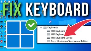 How To ReInstall Keyboard Driver On Windows 1011  Update Keyboard Drivers [upl. by Janek]