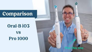 OralB Pro 1000 vs iO Series 3 iO3 [upl. by Blunk]