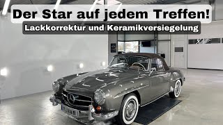 TRAUM Mercedes 190 SL  Aufbereitung  Keramikversiegelung PS Car Garage  HIGHEND Car Detailing [upl. by Savart]