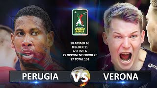 Perugia vs Verona  Italian Volleyball SuperLega 20232024 [upl. by Carlton377]