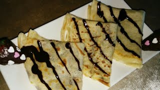 RECETA DE CREPES SIN HUEVO EGGLESS CREPES 😋 [upl. by Accalia]