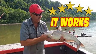 Free Drifting the River with this NEW Dark Water Catfish BAIT [upl. by Finnegan567]