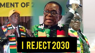 BREAKING ED Mnangagwa rejects ZANU PF bid for 2030 [upl. by Willing604]