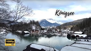 Königssee Walking Tour in Winter  Berchtesgaden Bavaria  Germany [upl. by Releehw432]