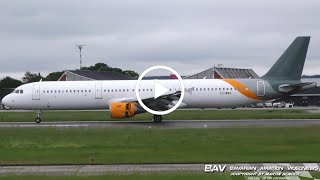 Airbus A321  GetJet Airlines quotCondor csquot LYWSA  landing at Memmingen Airport [upl. by Nnaed]