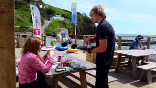 Black Rock Beach Club amp Café  Millendreath Looe Cornwall [upl. by Fosdick656]