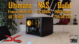 Ultimate NAS Build Fractal Node 804  i5 10600  1660 Super [upl. by Nancie]