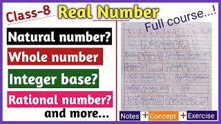 Class8  Real Number full course 2081 in nepali language Aashish Chaudhary [upl. by Eilsel]