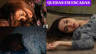 Quedas de Escadas em Novelas Brasileiras 1 [upl. by Nevins]