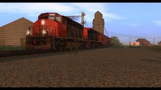 Trainz A New Era RRMods CN SD402W Runby [upl. by Hennessey]