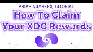 How To Claim Your XDC Rewards [upl. by Garrick464]