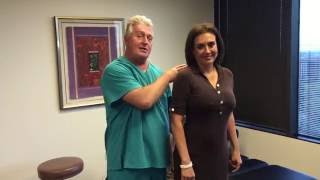 Houston Chiropractor Dr Gregory Johnson Helps Patient Grow Taller With INSANE quotRing Dingerquot [upl. by Norene143]