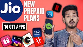 Jio OTT App Subscription  Jio Prepaid Plans with 14 OTT Apps Subscription [upl. by Blockus]