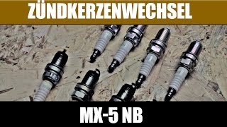 NGK Zündkerzen nach 10000 KM Heizen  Zündkerzenwechsel  MX5 NB [upl. by Chin187]