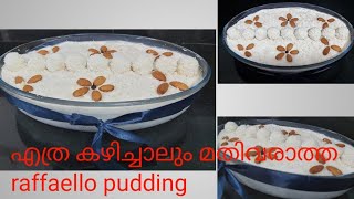 Raffaellopudding Zinuza Raffaello pudding recipe in malayalam [upl. by Macintyre]