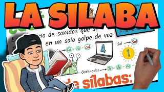 📚 La SÍLABA y sus CLASES sílabas tónicas y sílabas átonas [upl. by Adamok793]